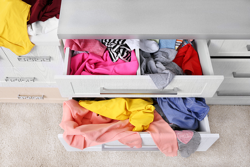 断捨離のコツは、作業範囲を 1m 四方で区切る