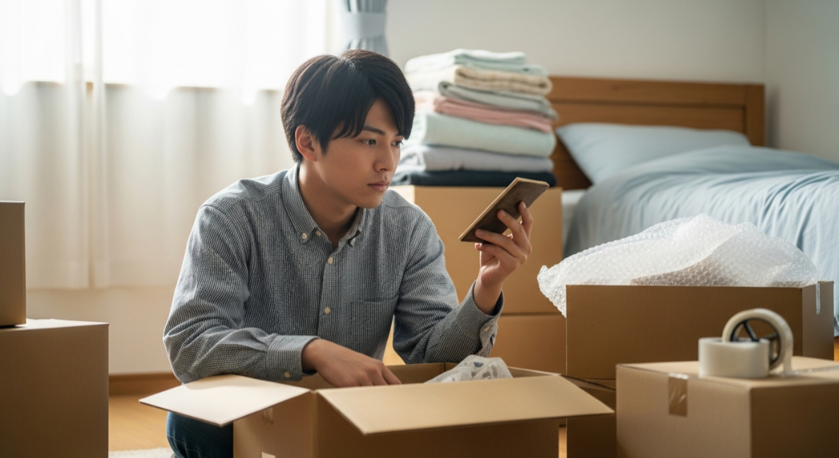 実家から引っ越しする準備