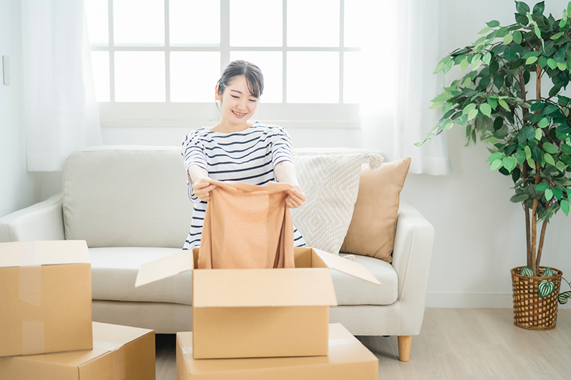 荷物の搬入・整理