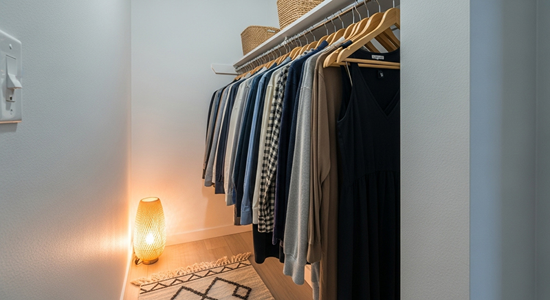 寝室やクローゼットの収納アイデア