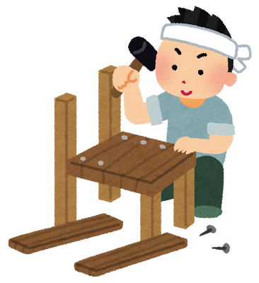 DIYを楽しむ男性