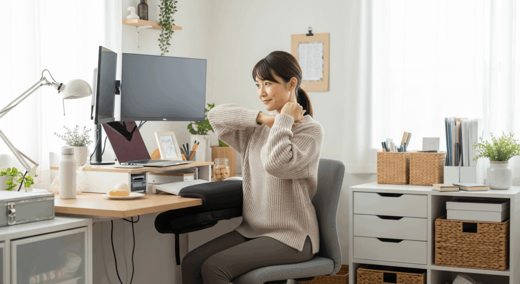 デスクワーク時の「ながら運動」