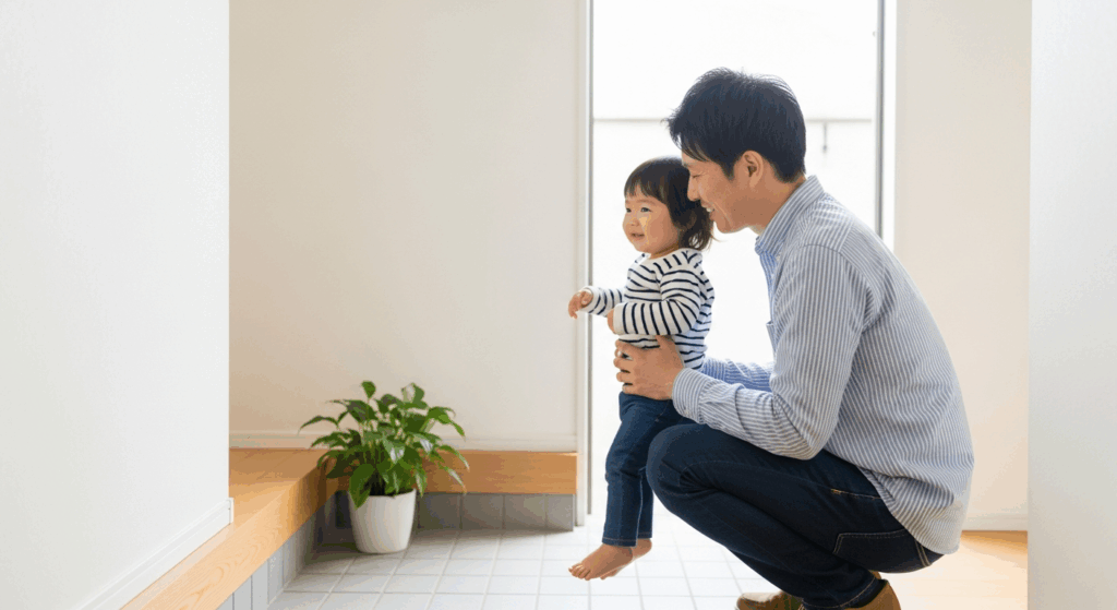 子供との朝の「おはよう＆ハグ」タイム