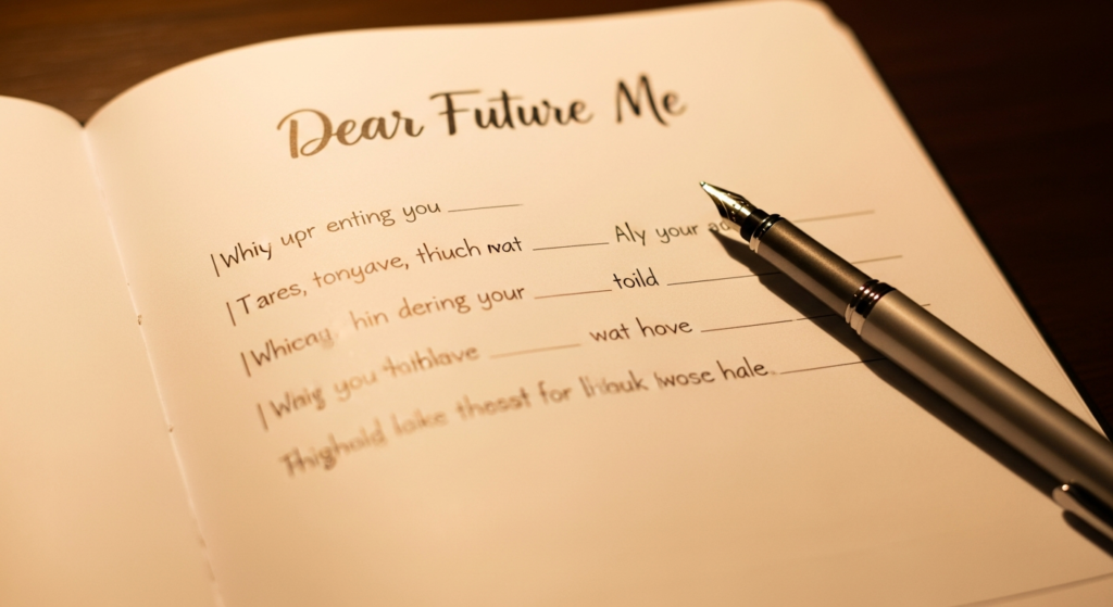 来年の自分へ手紙を書く