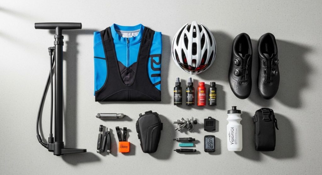 ロードバイクの周辺用品、メンテナンス用品